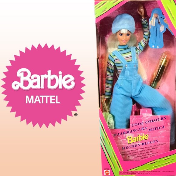 MATTEL BARBIE Other - Mattel 1997 Barbie 20122 Cool Colours New Sealed Box